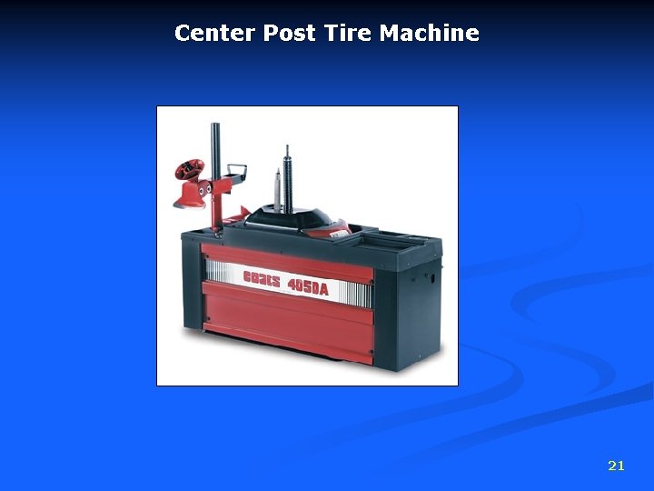 Center Post Tire Machine 21 