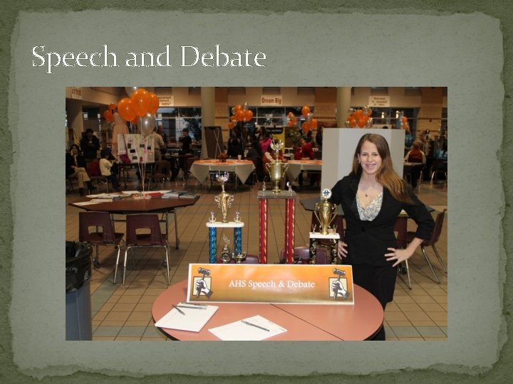 Speech and Debate 