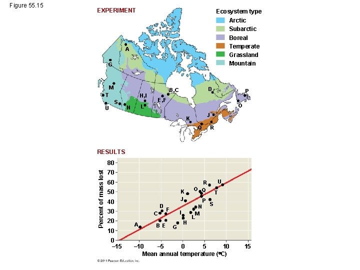 EXPERIMENT Ecosystem type Arctic Subarctic Boreal Temperate Grassland Mountain A G M T S