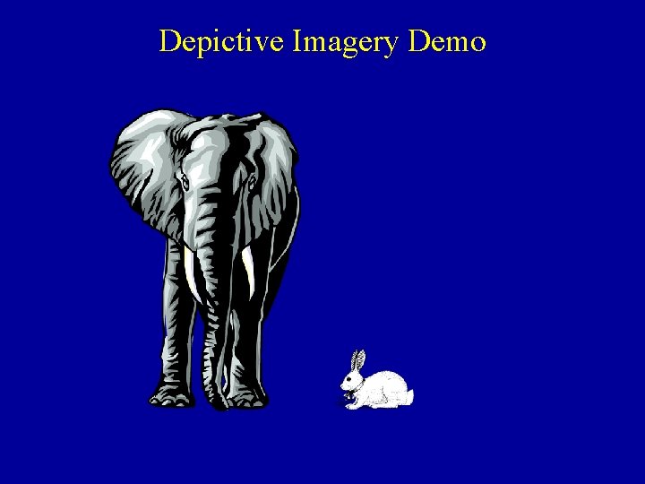 Depictive Imagery Demo 