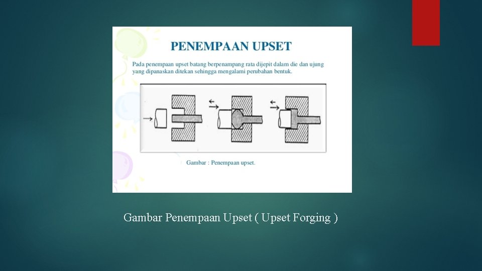Gambar Penempaan Upset ( Upset Forging ) 