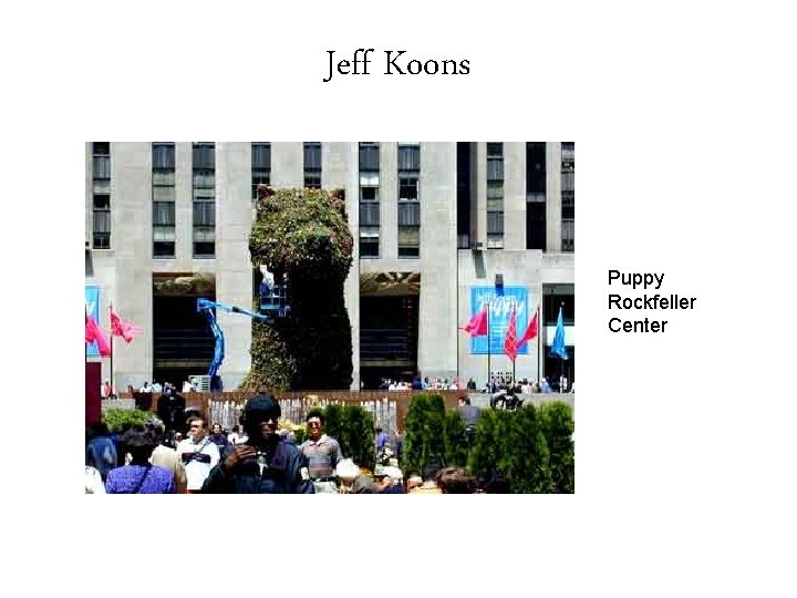 Jeff Koons Puppy Rockfeller Center 