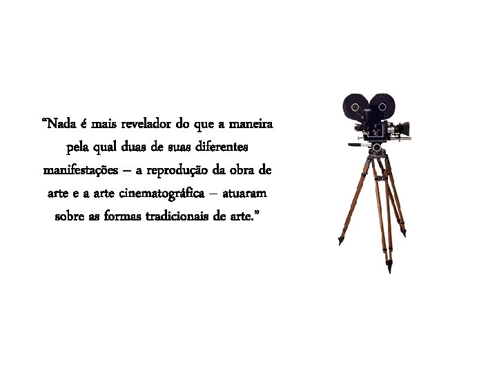 “Nada é mais revelador do que a maneira pela qual duas de suas diferentes