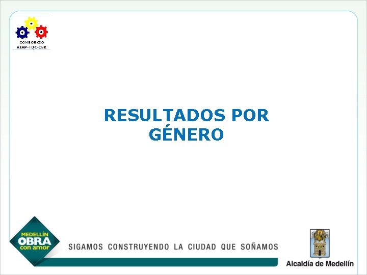 RESULTADOS POR GÉNERO 