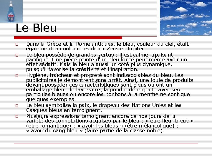 Le Bleu o o o Dans la Grèce et la Rome antiques, le bleu,