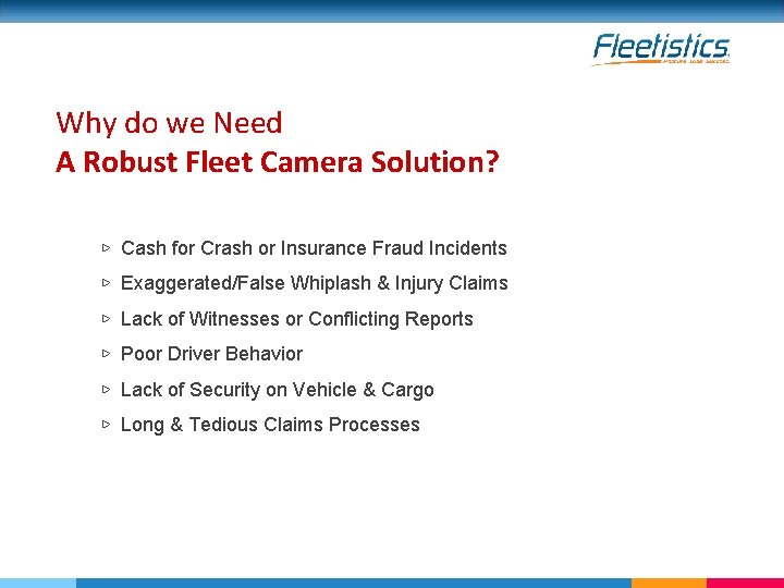 Why do we Need A Robust Fleet Camera Solution? ▷ Cash for Crash or