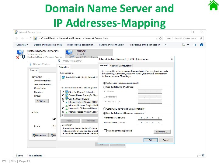 Domain Name Server and IP Addresses-Mapping IWT | GKS | Page 13 