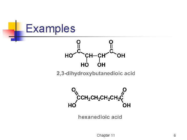 Examples Chapter 11 6 Examples Chapter 11 6