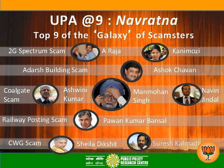 UPA @9 : Navratna Top 9 of the ‘ Galaxy ’ of Scamsters 2