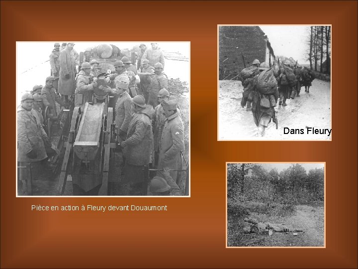 Dans Fleury Pièce en action à Fleury devant Douaumont 