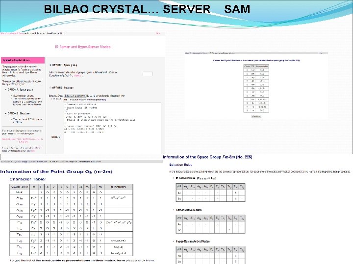 BILBAO CRYSTAL… SERVER SAM 