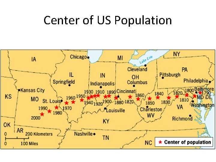 Center of US Population 