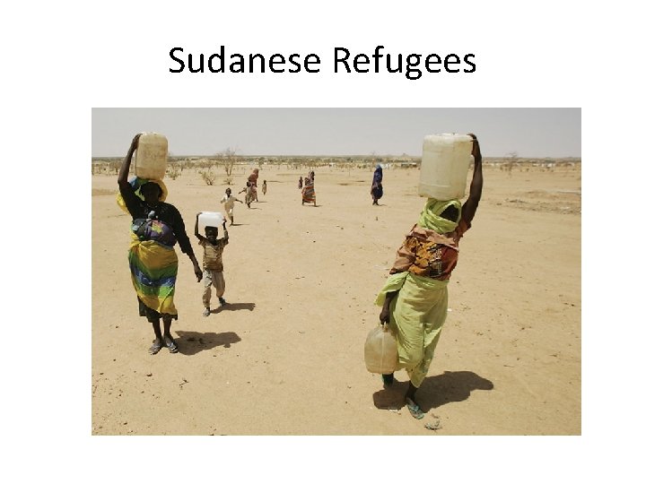 Sudanese Refugees 