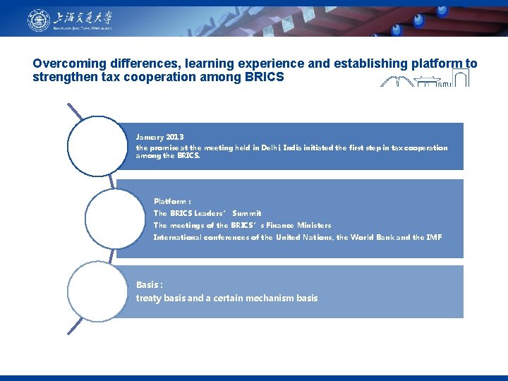 Overcoming differences, learning experience and establishing platform to strengthen tax cooperation among BRICS January