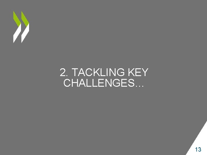 2. TACKLING KEY CHALLENGES… 13 