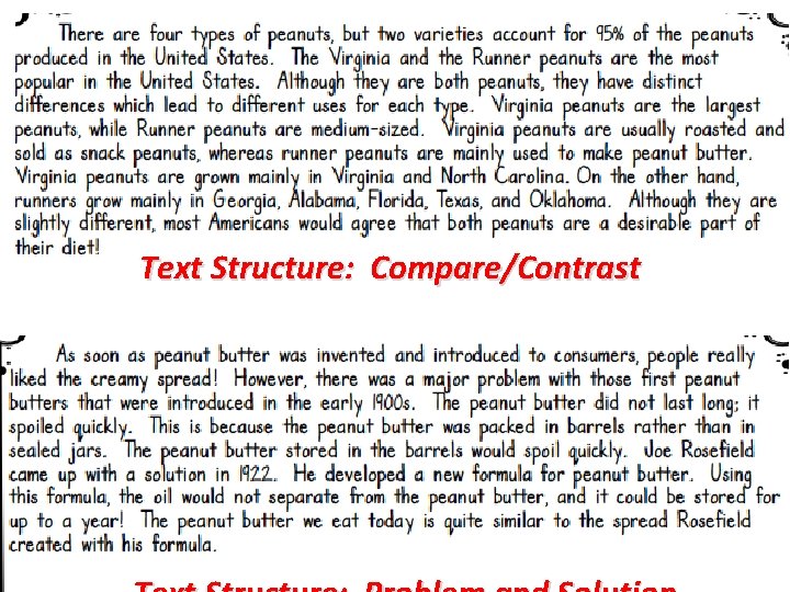 Text Structure: Compare/Contrast 