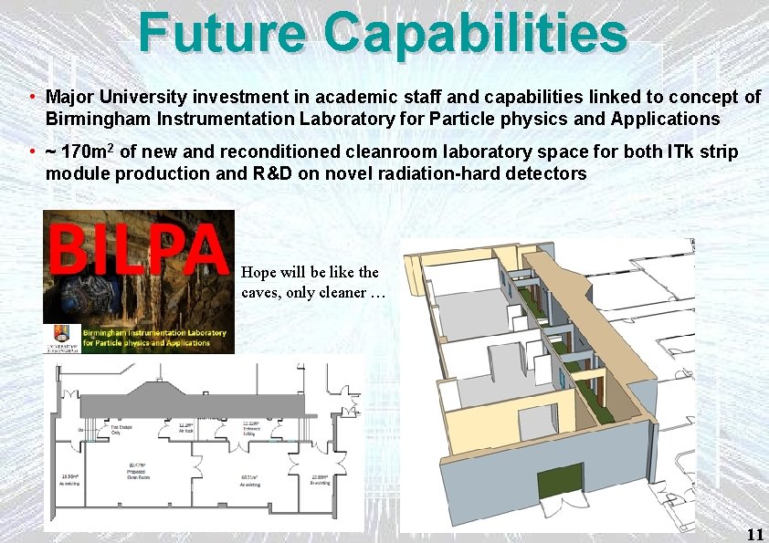 Future Capabilities • Major University investment in academic staff and capabilities linked to concept