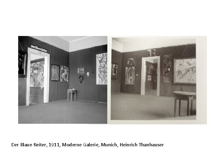 Der Blaue Reiter, 1911, Moderne Galerie, Munich, Heinrich Thanhauser 