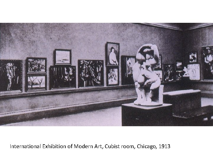 International Exhibition of Modern Art, Cubist room, Chicago, 1913 