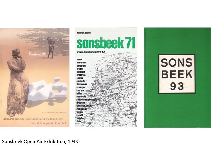 Sonsbeek Open Air Exhibition, 1949 - 