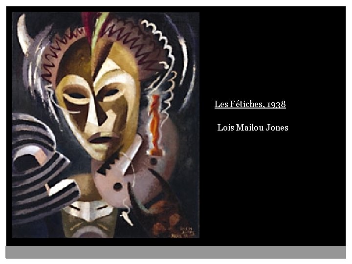 Les Fétiches, 1938 Lois Mailou Jones 