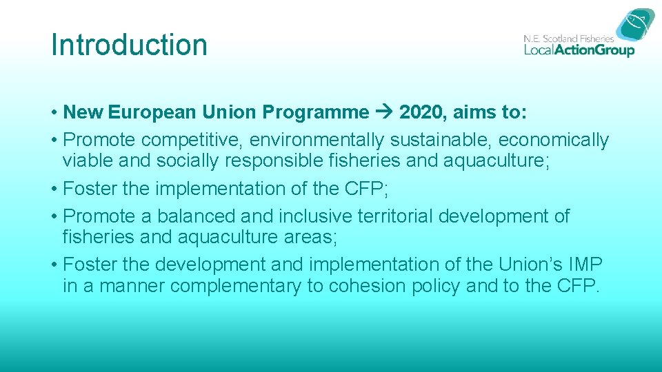 Introduction • New European Union Programme 2020, aims to: • Promote competitive, environmentally sustainable,