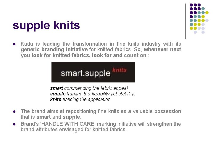 supple knits l Kudu is leading the transformation in fine knits industry with its