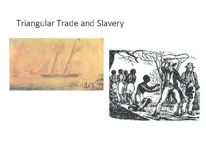 Triangular Trade and Slavery 