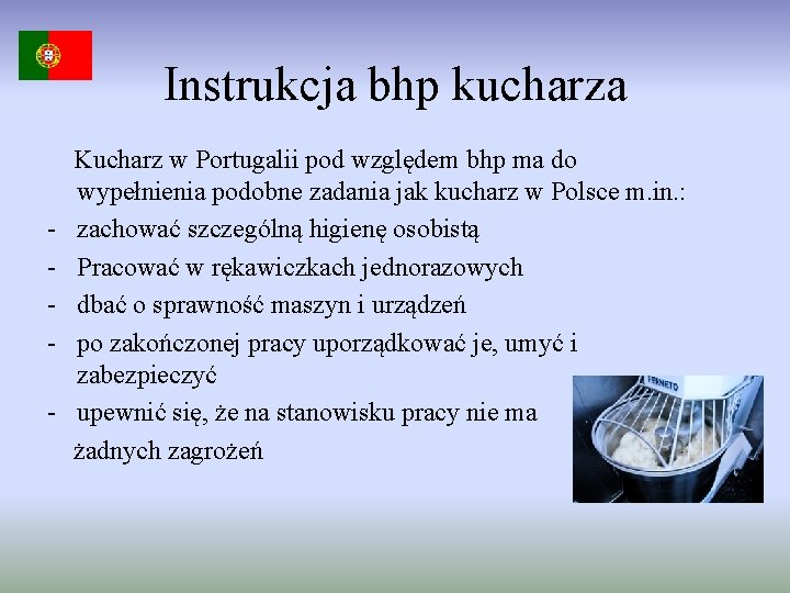 Sprawdzian Z Bhp Kucharz Mycie Naczyn Próbki