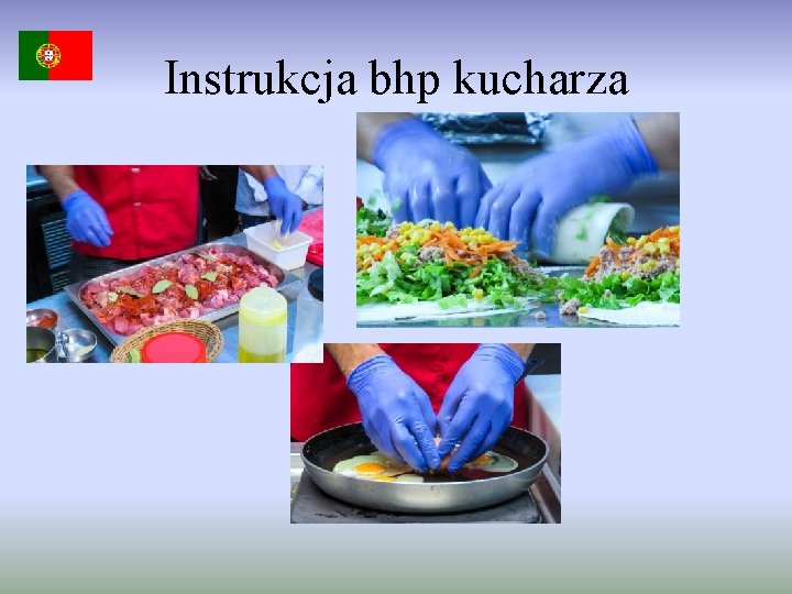 Instrukcja bhp kucharza 