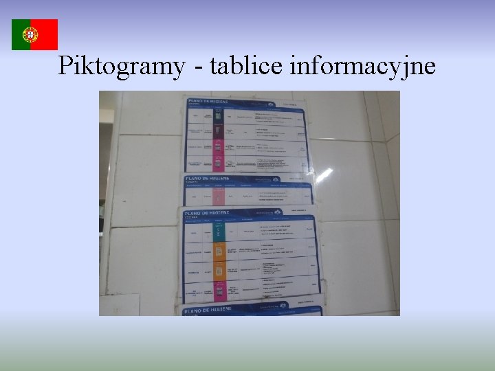 Piktogramy - tablice informacyjne 