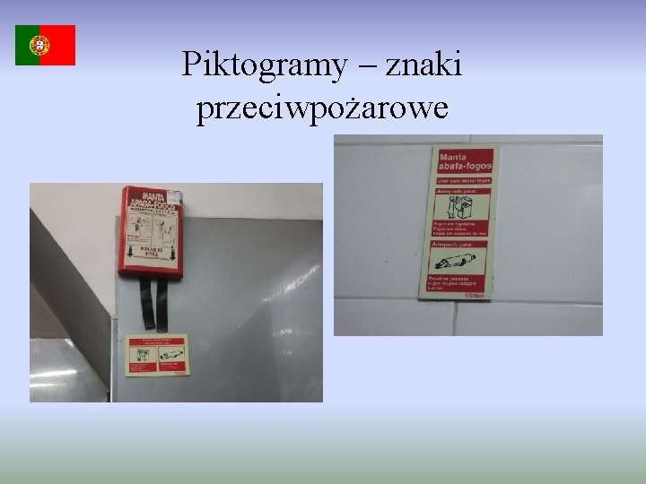 Piktogramy – znaki przeciwpożarowe 