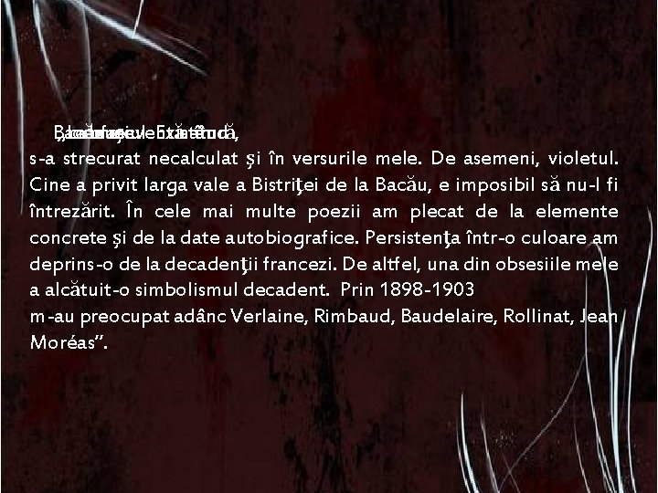 Bacău „La culoare cenuşiul ofrecventă. e Existând natură, în s-a strecurat necalculat şi în Bacău „La culoare cenuşiul ofrecventă. e Existând natură, în s-a strecurat necalculat şi în
