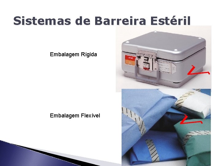 Sistemas de Barreira Estéril Embalagem Rígida Embalagem Flexível 