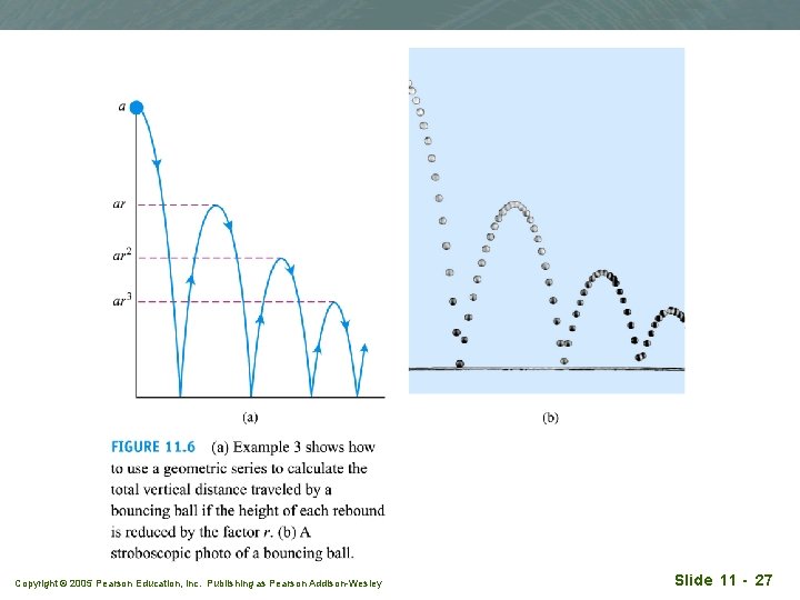 Copyright © 2005 Pearson Education, Inc. Publishing as Pearson Addison-Wesley Slide 11 - 27