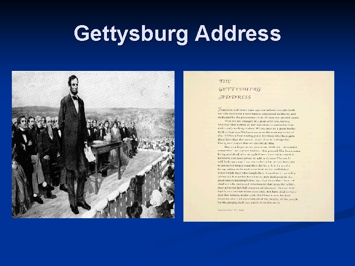 Gettysburg Address 