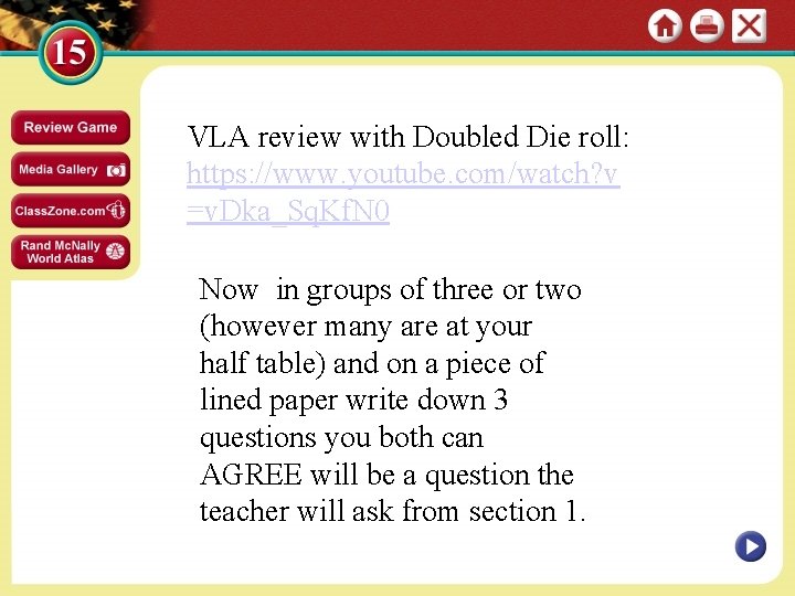 VLA review with Doubled Die roll: https: //www. youtube. com/watch? v =v. Dka_Sq. Kf.