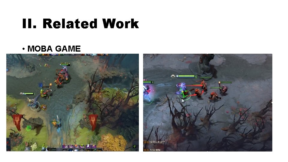 II. Related Work • MOBA GAME 