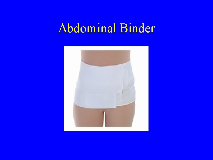 Abdominal Binder 