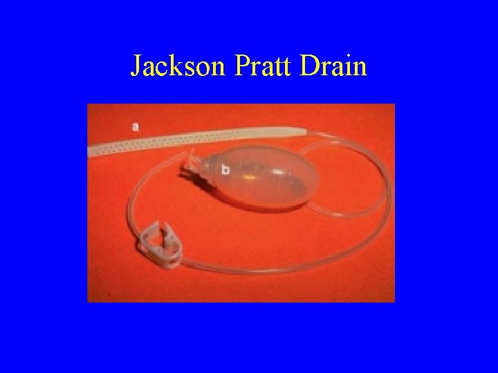 Jackson Pratt Drain 
