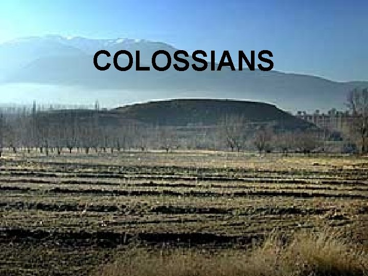 COLOSSIANS 