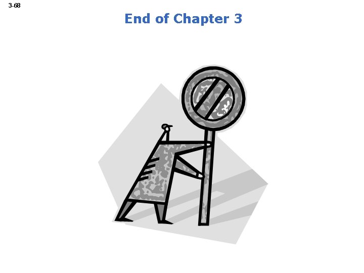 3 -68 End of Chapter 3 
