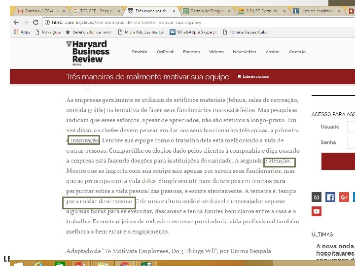 76 LES 107 – Teoria Geral da Administração – Teoria dos Sistemas 