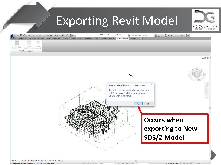 Exporting Revit Model Occurs when exporting to New SDS/2 Model 