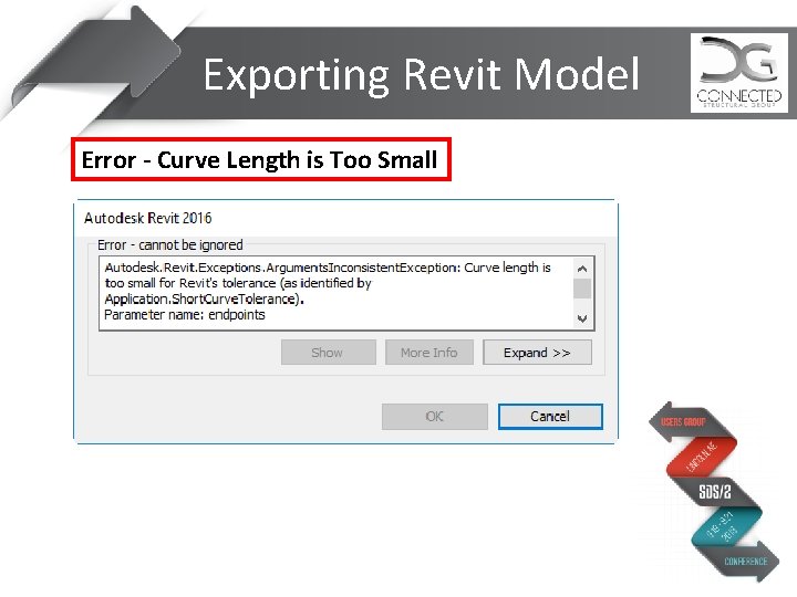 Exporting Revit Model Error - Curve Length is Too Small 