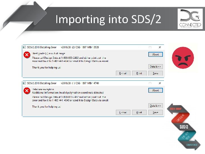 Importing into SDS/2 