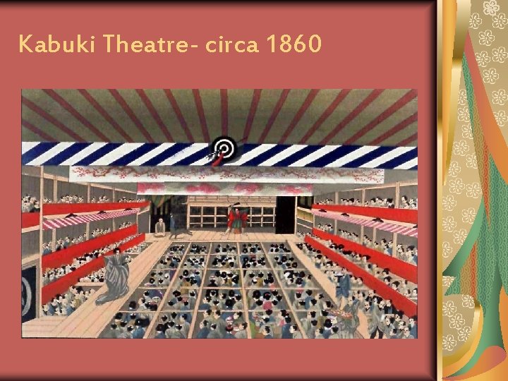 Kabuki Theatre- circa 1860 