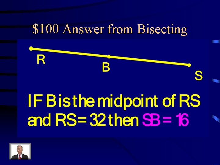 $100 Answer from Bisecting 