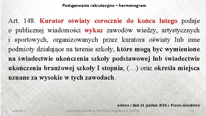 Postępowanie rekrutacyjne – harmonogram PPT模板下载：www. 1 ppt. com/moban/ 节日PPT模板：www. 1 ppt. com/jieri/ PPT背景图片：www. 1