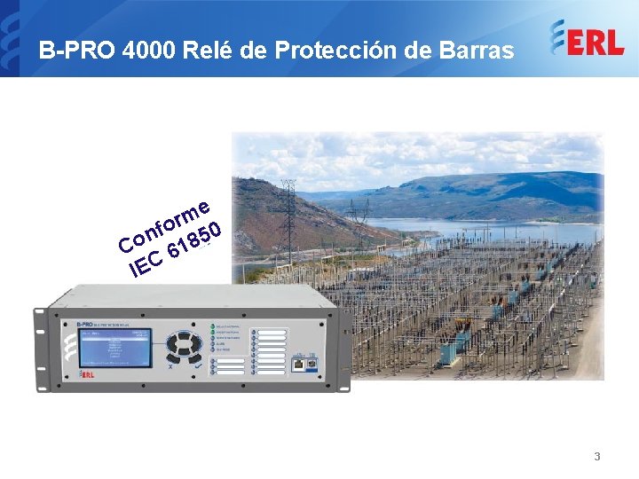 B-PRO 4000 Relé de Protección de Barras e m r 0 o f n